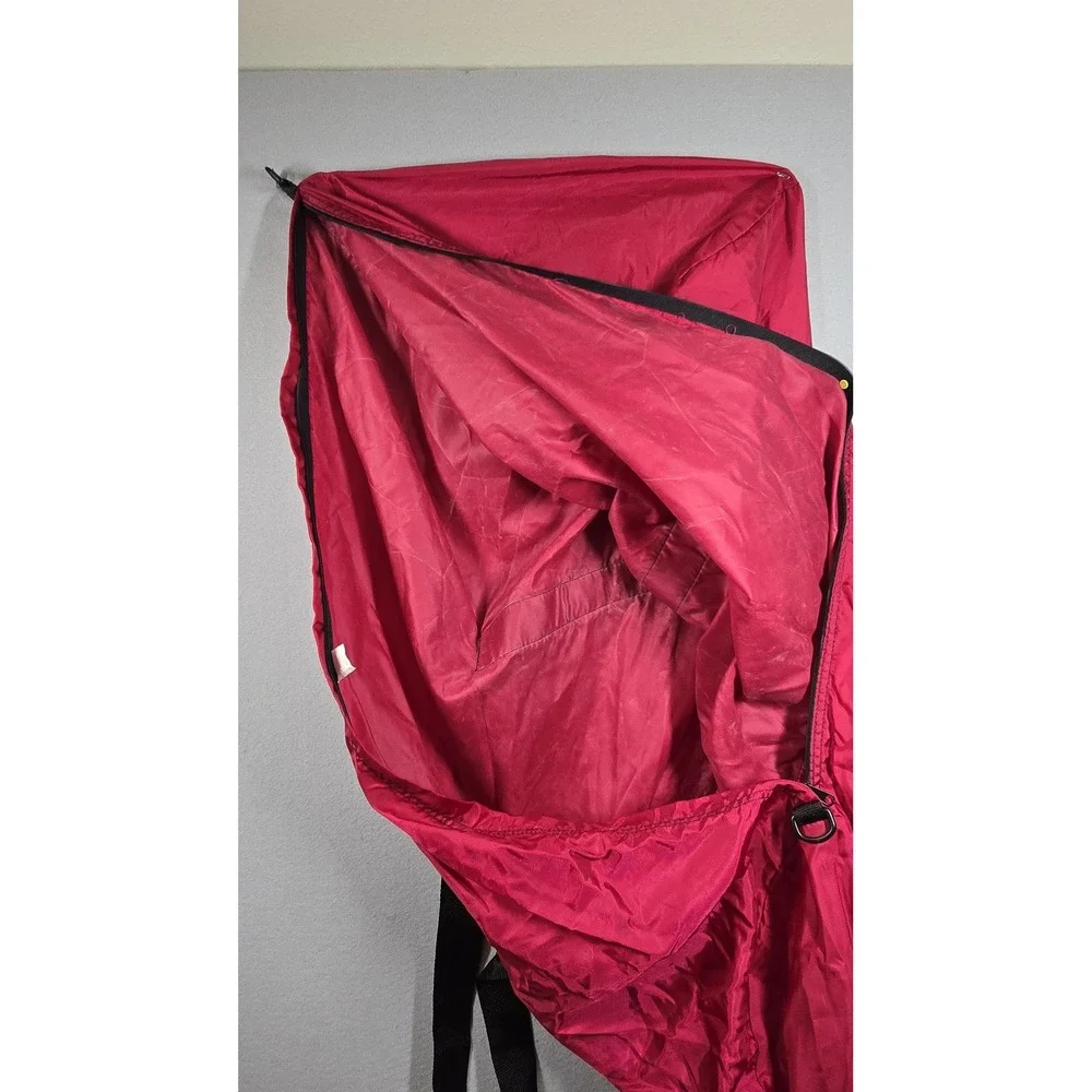 Vintage Camp Inn Giant‎ Duffel Bag Red Nylon 45